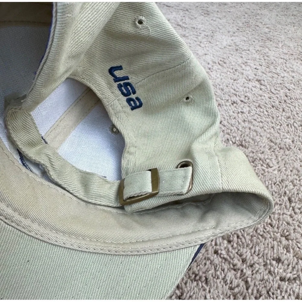 Hawaiian Classics Hat Surfware USA Strap‎ Khaki Cotton Adjustable Baseball Cap